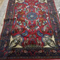 فرش دستباف طرح شکار بارتگ طبیعی|فرش|رباط‌کریم, رباط‌کریم|دیوار