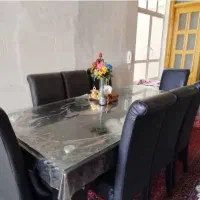 میز ناهارخوری ۸ نفره کاملا سالم|میز و صندلی غذاخوری|شیراز, تحویلی|دیوار