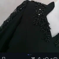 لباس مجلسی جدید بلند آستین دار شیک و زیبا رنگ مشکی|لباس|ماهدشت, |دیوار