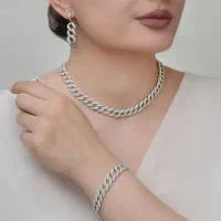 سرویس کارتیر نقره فول نگین ابکاری طلا|بدلیجات|اصفهان, بهار آزادی|دیوار