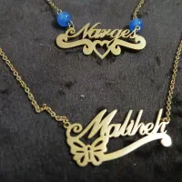گردنبند اسم نرگس و ملیحه