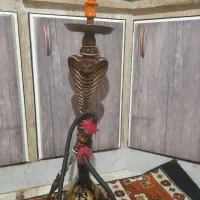 قلیان ۲عدد برنجی و چوبی|کوهنوردی و کمپینگ|یزد, |دیوار