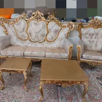 مبل سلطنتی بامیزوعسلی|مبلمان خانگی و میز عسلی|الیگودرز, |دیوار