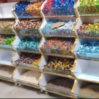 استند حبوبات مکانیزه قفسه مغازه آجیل خشکبار طبقاتی|فروشگاه و مغازه|کرج, اتحاد|دیوار