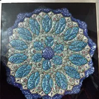 بشقاب های مسی میناکاری با جعبه|صنایع دستی و سایر لوازم تزئینی|تهران, فردوس|دیوار