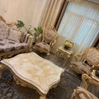 مبلمان استیل به همراه ناهارخوری 8نفره مناسب جهیزیه