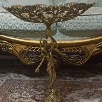 کنار سالنی جنس برنز ، میوه خوری  پایه بلند زیبا|صنایع دستی و سایر لوازم تزئینی|قدس, شهر‌قدس|دیوار