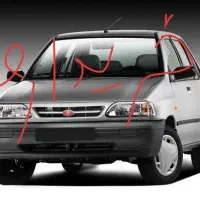 پراید شاسی سالم مدل ۸۸