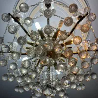 لوستر کریستالی|لوستر و چراغ آویز|تبریز, |دیوار