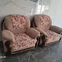 مبل هفت  نفره کاملا سالم و توپر با استقامت|مبلمان خانگی و میز عسلی|مشهد, نیروی هوایی|دیوار