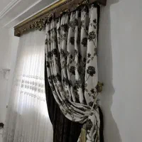 پرده بزرگ چهار تیکه با کتیبه|پرده، رانر، رومیزی|رشت, کوی مهر|دیوار