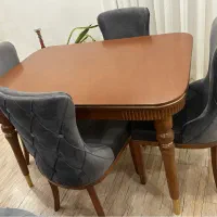میز ناهار خوری چهار نفره|میز و صندلی غذاخوری|رشت, گلسار|دیوار