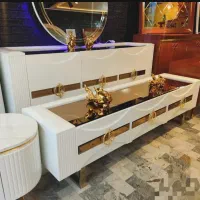 ست آینه کنسول ومیز تی وی مدل دنیز