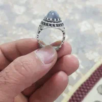 انگشتر نقره رکاب اره ای دست ساز