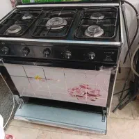 گاز طرح فر خیلی تمیز سالم