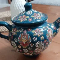 قوری ،مینا کاری