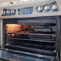 اجاق گاز فر دار استیل روبینا|اجاق گاز و لوازم برقی پختوپز|گلستان (تهران), |دیوار