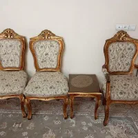 مبل ۹ نفره تمام چوب فقط ۷ میلیون|مبلمان خانگی و میز عسلی|تهران, بروجردی|دیوار