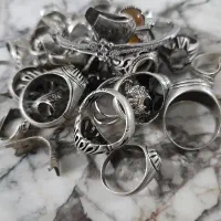 خرید انواع انگشترنقره وسرویس نقره ونقره شکسته