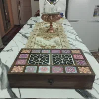 جای تیبک وتنقلات چوبی درحدنو دارای چهارخانه|صنایع دستی و سایر لوازم تزئینی|تهران, مجیدیه|دیوار