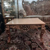 میز جلو مبلی و عسلی طلایی