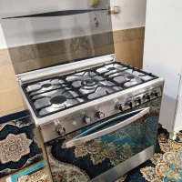 اجاق گاز فردار تمام استیل مبله در حد نونو