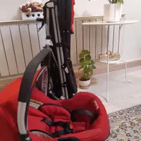 کالسکه و کریر گودبیبی تاشو فوق العاده تمیز و راحت|کالسکه و لوازم جانبی|تهران, اقدسیه|دیوار