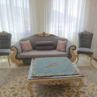 مبلمان ۹ نفره ، بوفه و ساعت ایستاده