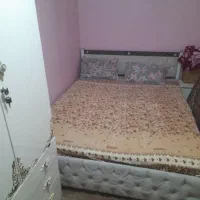 تخت خواب سالم به علت کمبود جا با تشک وروتختی