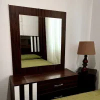 تخت و کمد ایینه و میز ارایش|تشک تختخواب|لاهیجان, کوی آزادگان|دیوار