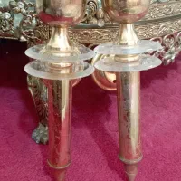 دو عدد دیوار کوب برنجی