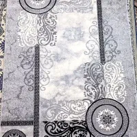 فرش ماشینی ساوین طرح ورساچه ۴ متری