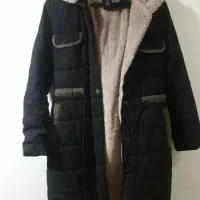 ۱عدد کاپشن و۱عدد پالتو چهارخونه قهوه ای