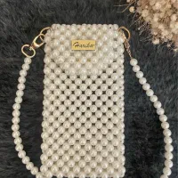کیف مرواریدی برای جا موبایلی