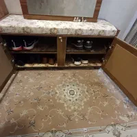 جاکفشی نشیمنی با آیینه ی کنسولی|جاکفشی، کمد، دراور|تهران, تهران‌نو|دیوار