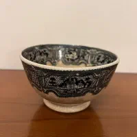 کاسه قدیمی آنتیک قاجاری فرمایشی