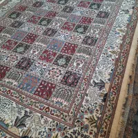 قالی دستباف خشتی نو بسیارزیبا به ابعاد۲در۲و۵۰|فرش|قم, زنبیل آباد|دیوار