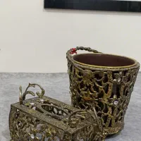 ست برنجی بوفه ساعت.میز TVجهیزیه|بوفه، ویترین، کنسول|تهران, تهرانسر غربی|دیوار