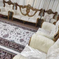 مبل سلطنتی ۹نفره معاوضه باچهارعددفرش