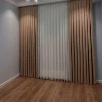 پرده مینیمال زبرا نصب پرده چوب پرده شستشو پرده|پرده، رانر، رومیزی|مشهد, رضاشهر|دیوار