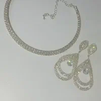 سرویس طرح جواهر گردنبند دستبند و گوشواره|بدلیجات|رشت, گلسار|دیوار