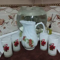 انواع لیوان ترک و اصلی.پارچ آبمیوه گیری صنعتی.سینی|ظروف سرو و پذیرایی|مشهد, حرم مطهر رضوی|دیوار
