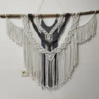 دیوار کوب مکرومه