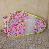 چادر مسافرتی و تشک بچه در حد نو ۴۰۰۰۰۰ هزار|اسباب و اثاث بچه|نیشابور, میدان حافظ|دیوار