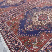 جفت قالی دستباف شش متری طرح درختی اصیل