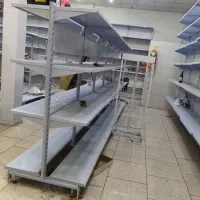 قفسه فلزی در حد نو تمام سفید|فروشگاه و مغازه|قم, باغ شریفی|دیوار