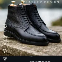 بوت چرم اصل تبریز سایز   42