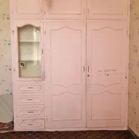 کمد دیواری تمام چوب عرض ۲۱۳ ارتفاع ۲۶۸