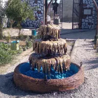 نمای طرح سنگ وچوب