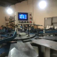 دستگاه چاپ تمام اتومات لباس